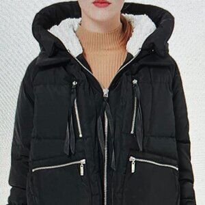 Orolay Down Filled Jacket with orange lining Women's Size M (8-10)